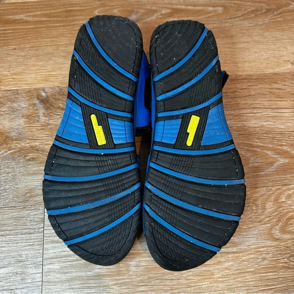 Merrell Hydro Blaze Blue Hook-and Loop Boys Sandals, Size 7
